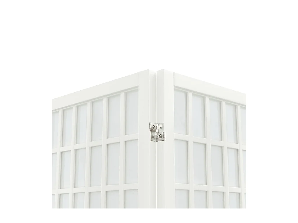 Vouwwand 6 panelen 240x170 cm Wit