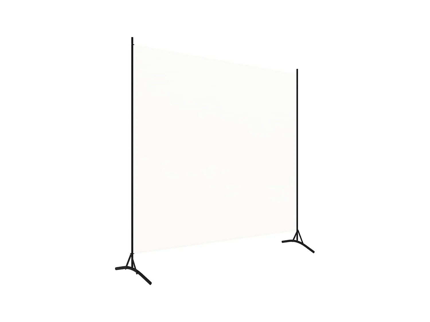 Parete divisoria bianca in tessuto 175x180 cm