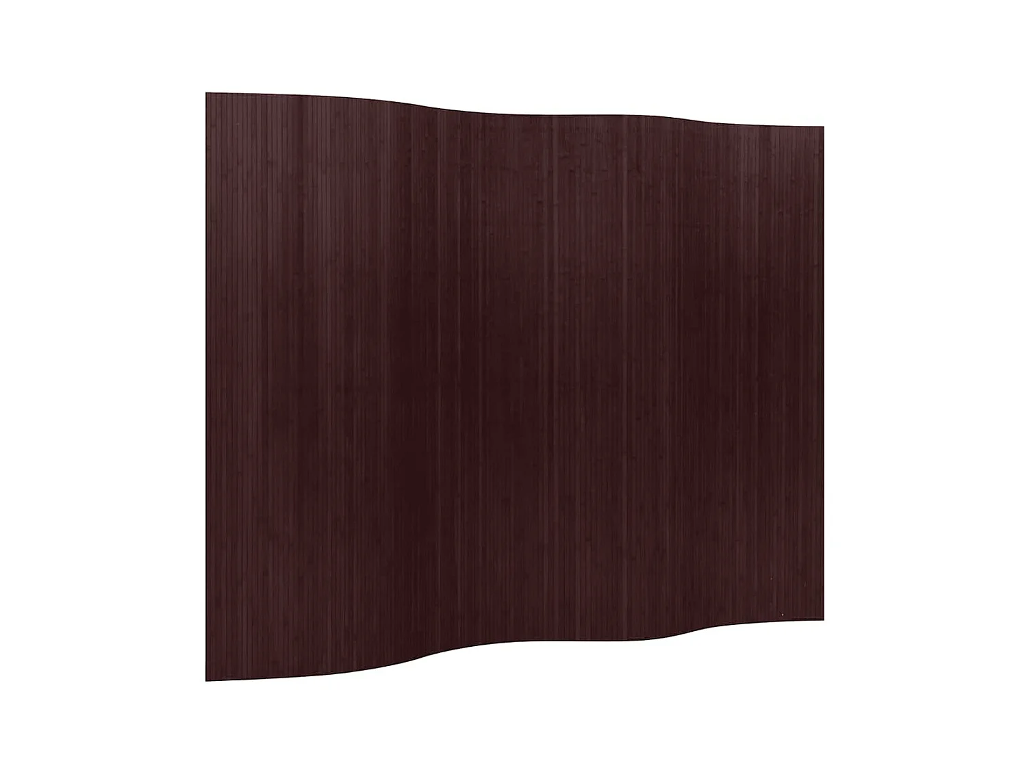 Tabique divisorio de bambú marrón oscuro 250 x 165 cm