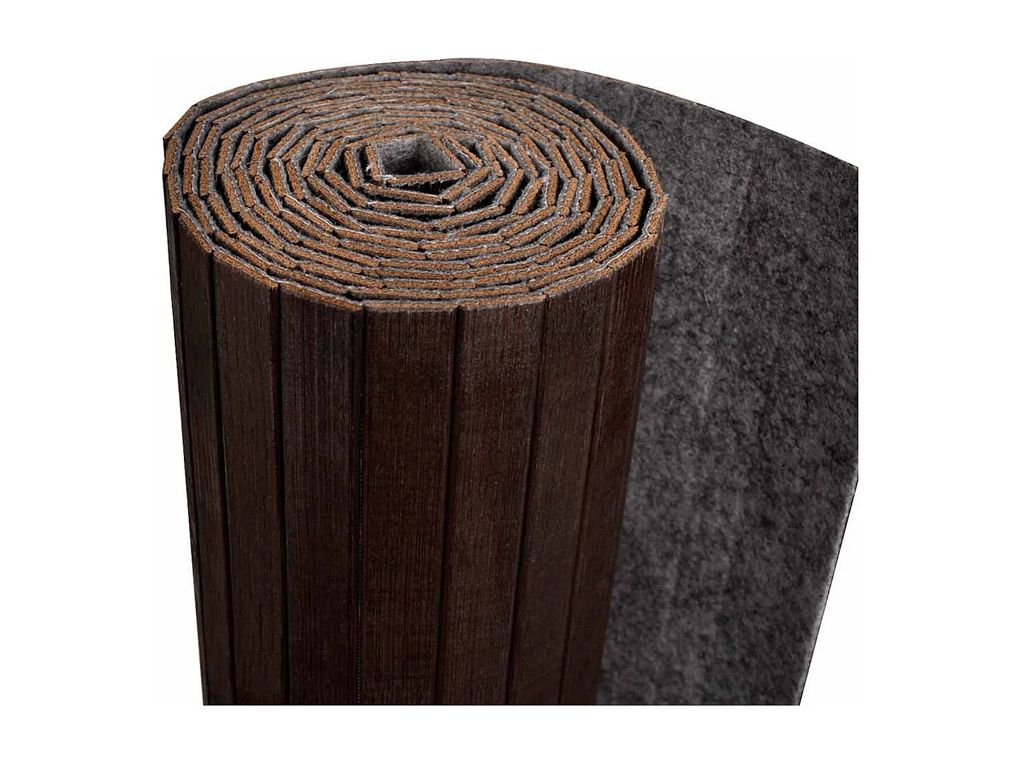 Parete divisoria in bambù marrone scuro 250 x 165 cm