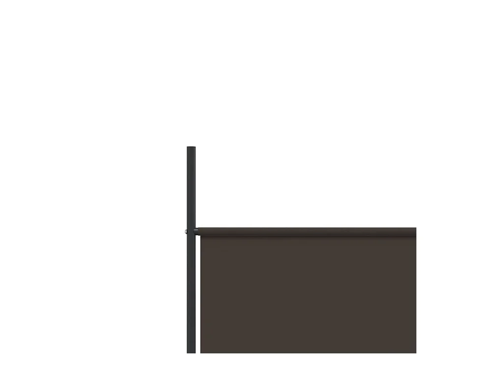 Mampara divisoria de 3 paneles Marrón 150x200 cm Tela