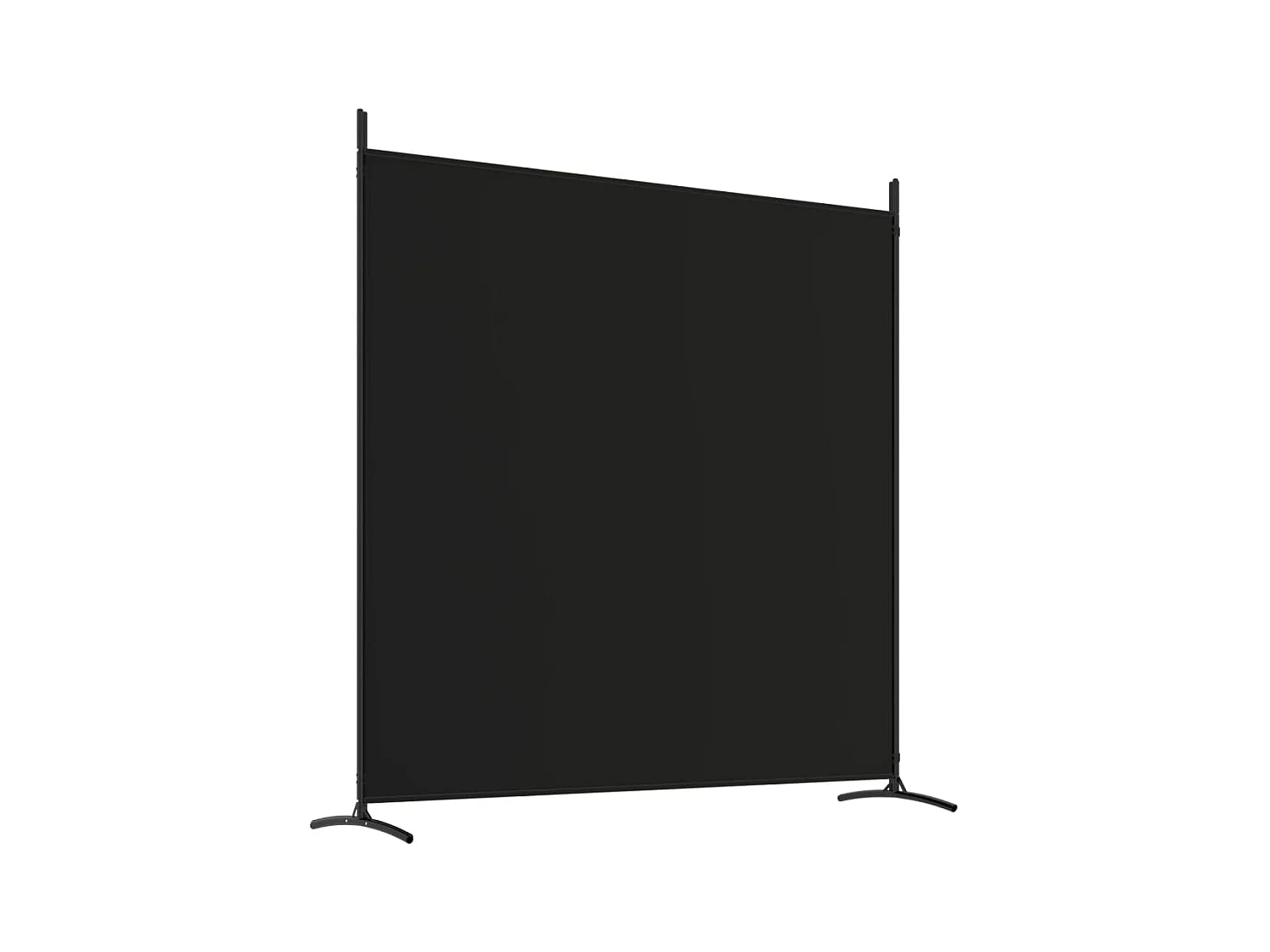 Mampara divisoria de 3 paneles Tela Negra 525x180 cm