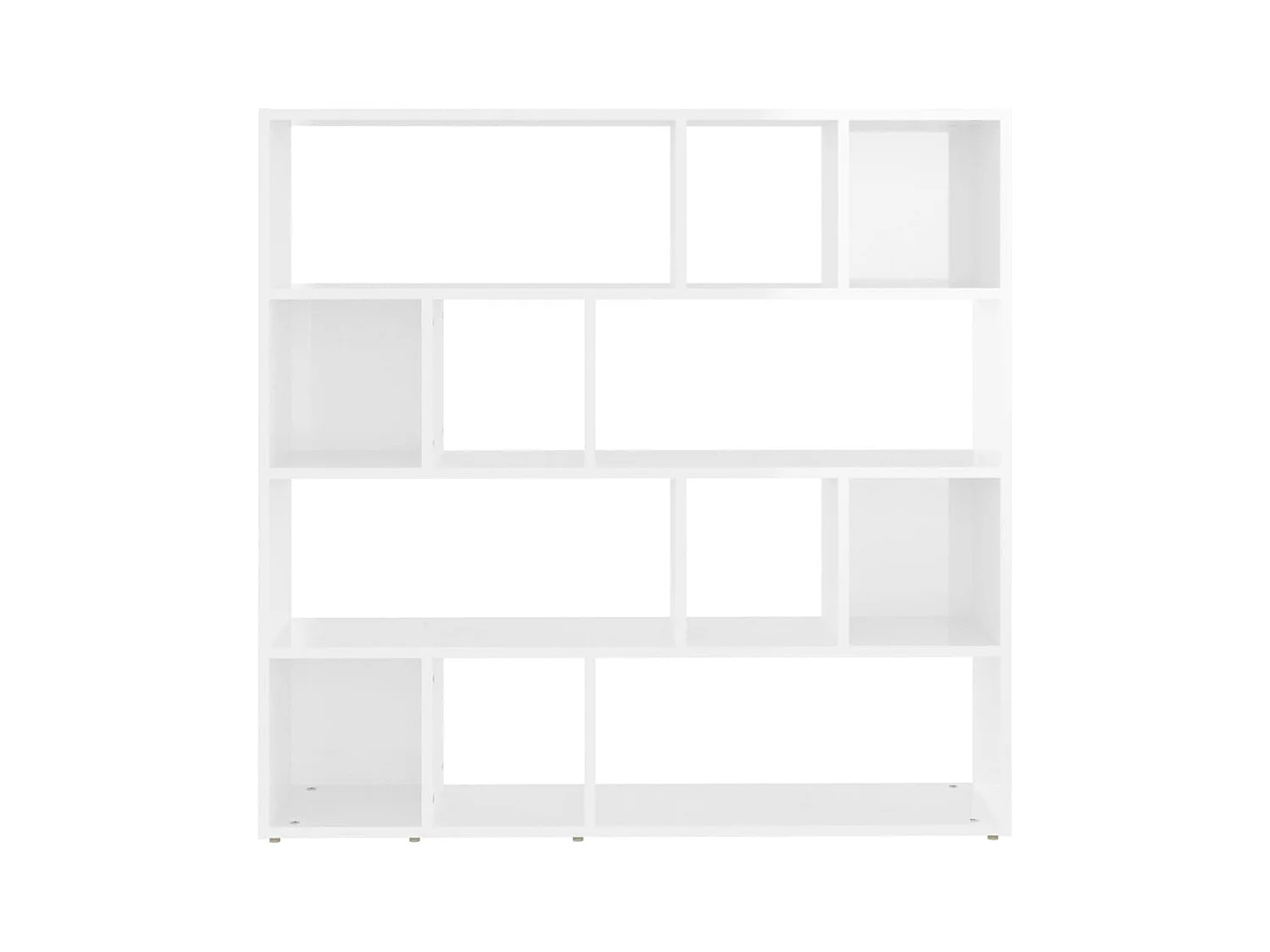 Libreria/Divisorio Bianco Lucido 105x24x102 cm