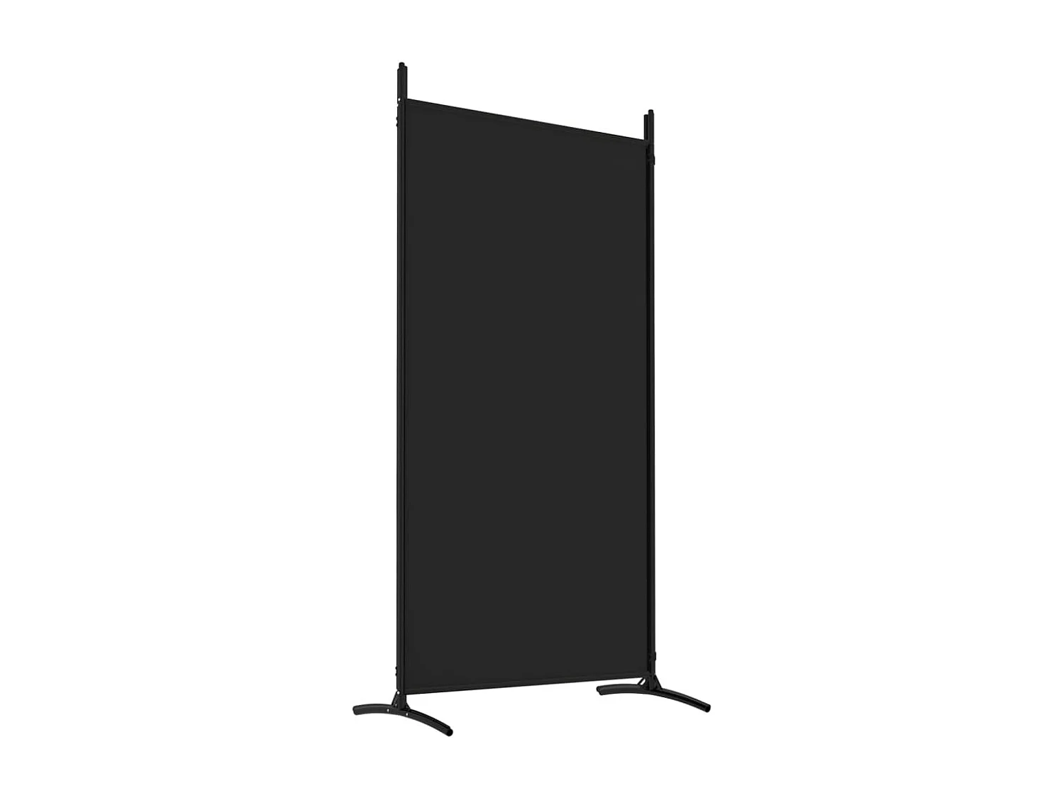 Mampara divisoria de 4 paneles Tela Negra 346x180 cm