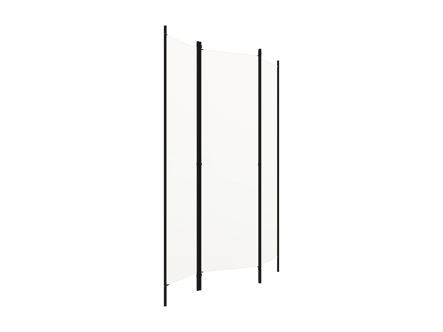 Parete divisoria a 3 pannelli Bianca 150x180 cm