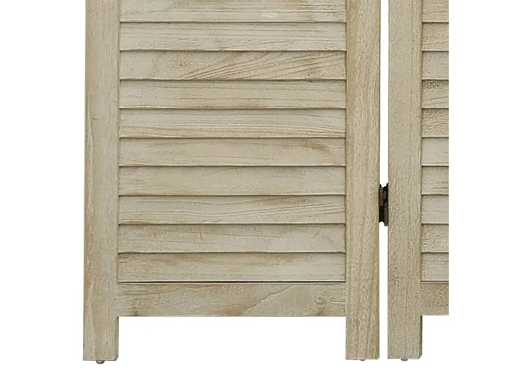 Tabique divisorio de 5 paneles 175x165 cm madera de paulownia