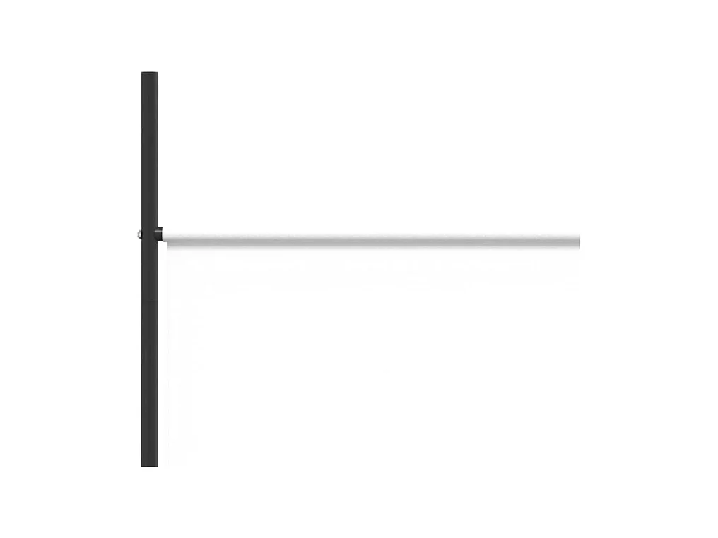 Parete divisoria a 5 pannelli Bianco 250x200 cm Tessuto