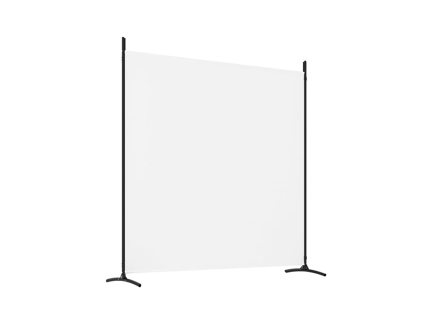 Parete divisoria a 4 pannelli Bianco 698x180 cm Tessuto