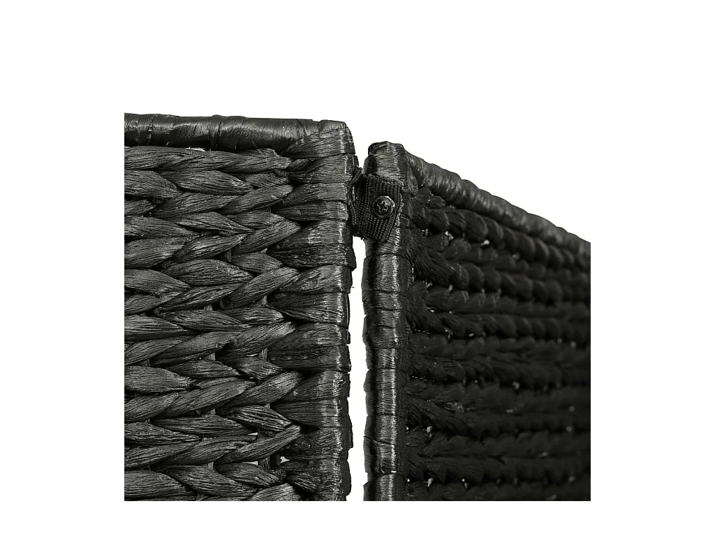 Parete divisoria a 5 pannelli Nero 193x160 cm Giacinto d'acqua