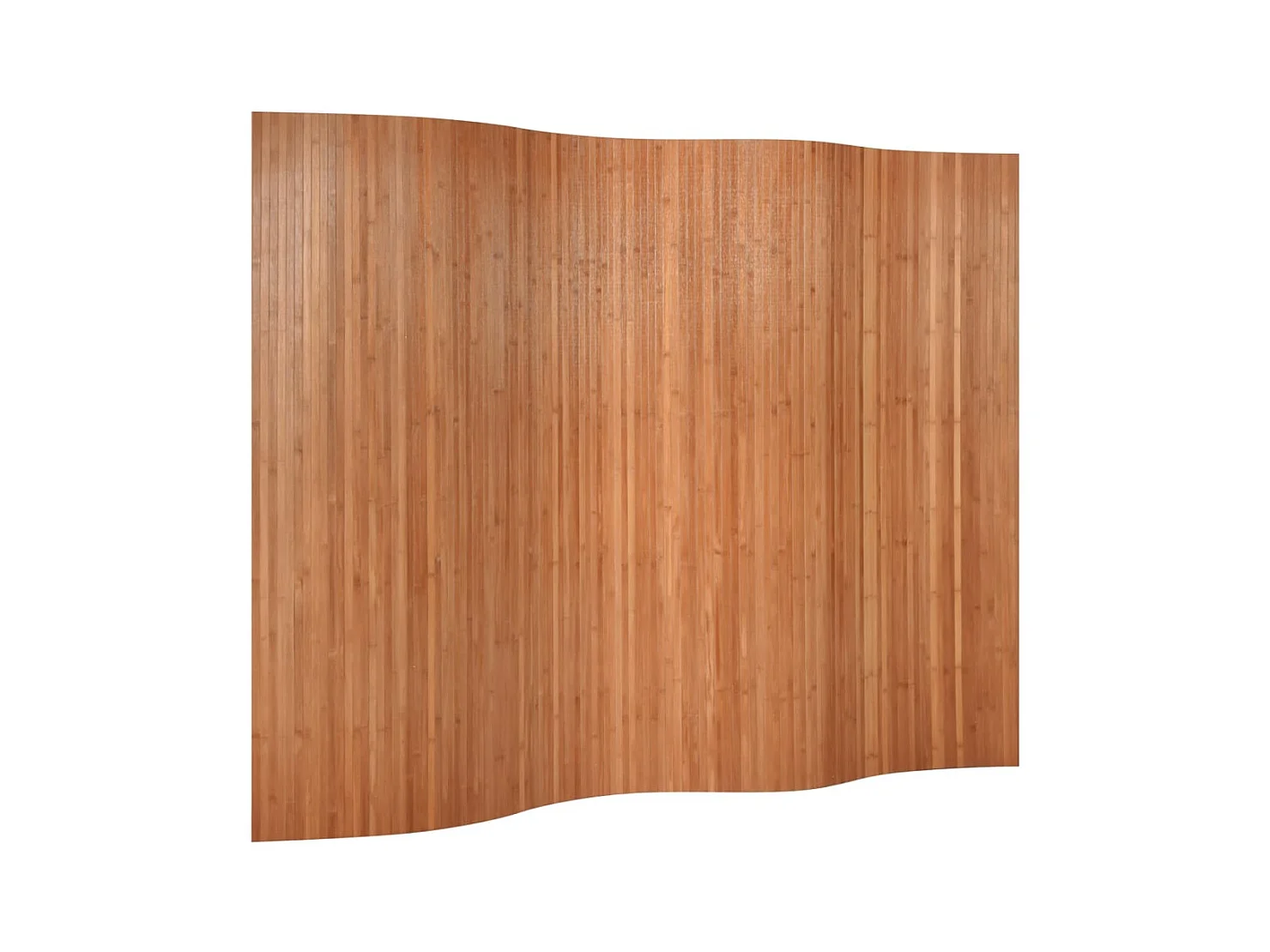 Tabique divisorio marrón 165x250 cm bambú