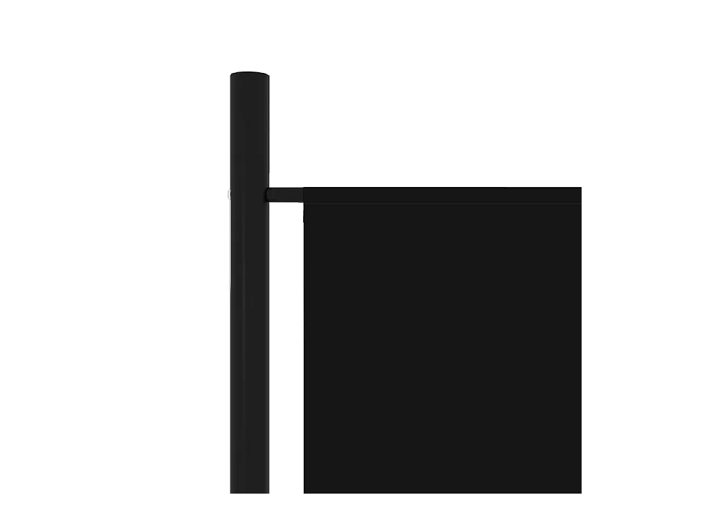 Parete divisoria a 3 pannelli Nero 150x180 cm