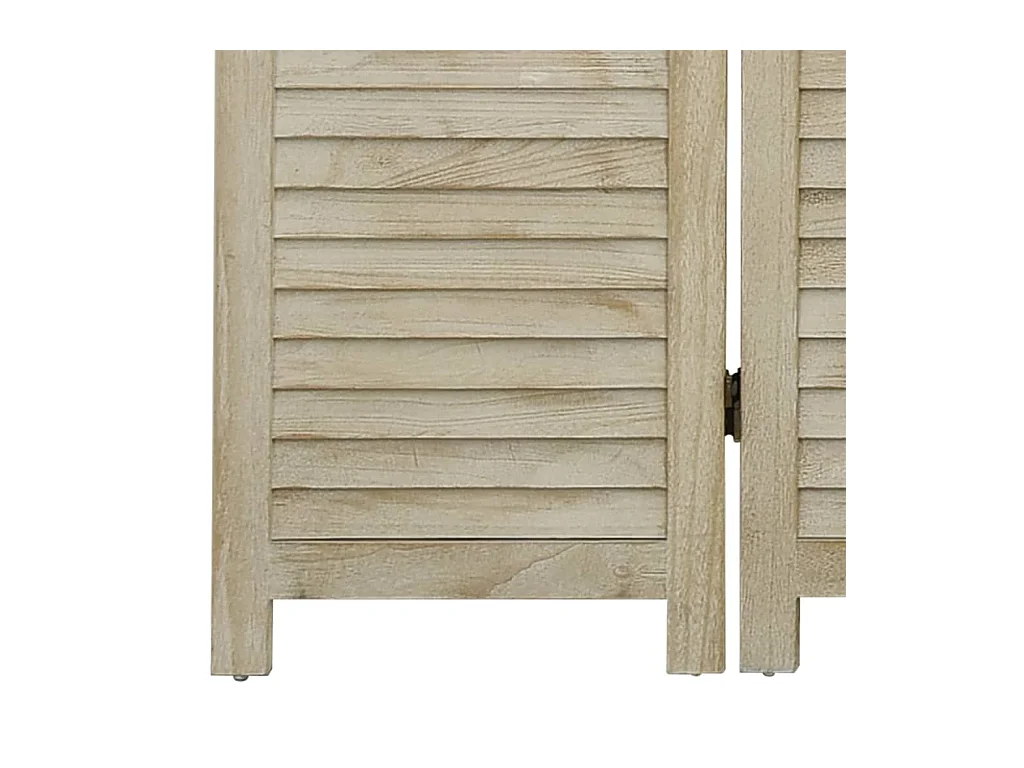 6-teilige Trennwand 210x165 cm Paulownia-Holz