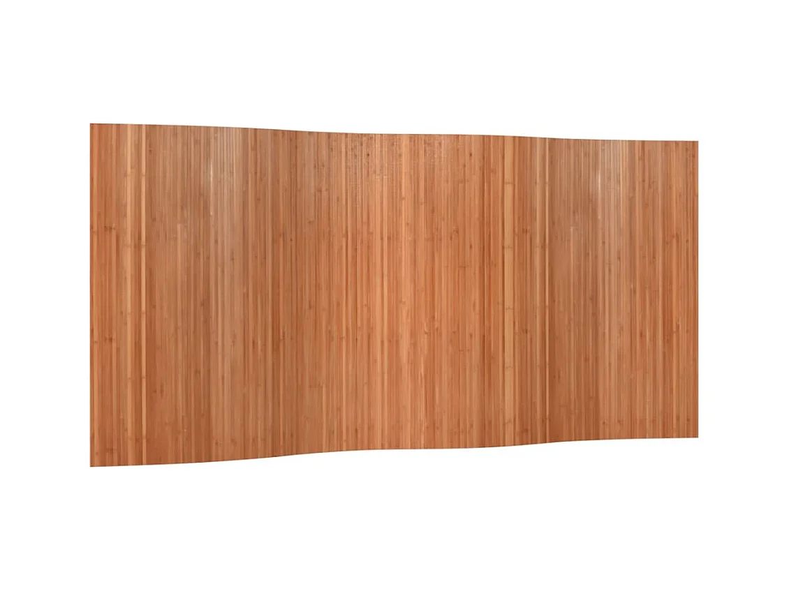 Parete divisoria marrone 165x400 cm in bambù