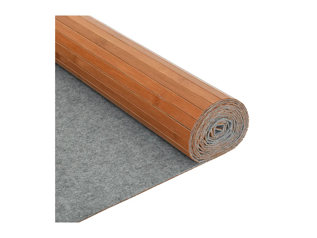 Parete divisoria marrone 165x400 cm in bambù