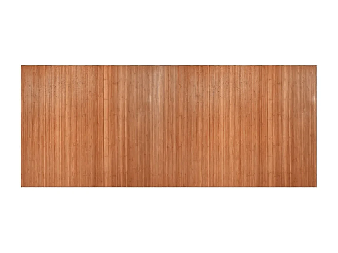 Parete divisoria marrone 165x400 cm in bambù