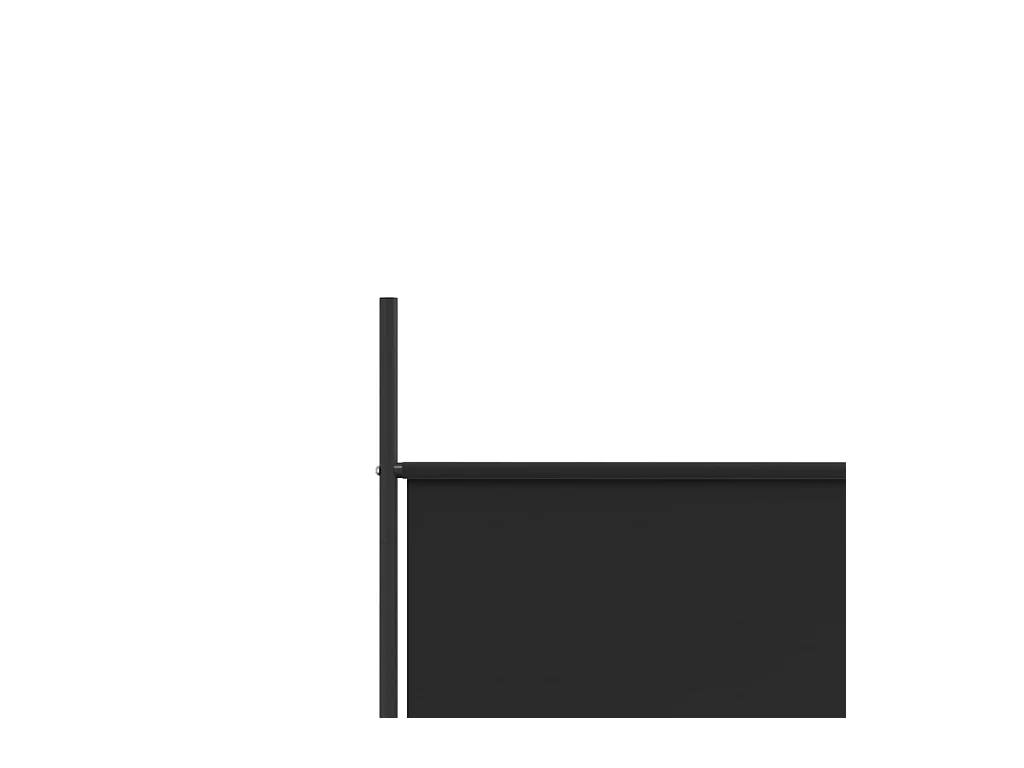 6-delige scheidingswand Zwart 300x200 cm Stof