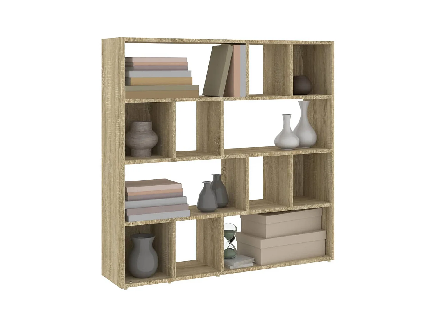 Boekenkast/kamerverdeler Sonoma eiken 105x24x102 cm