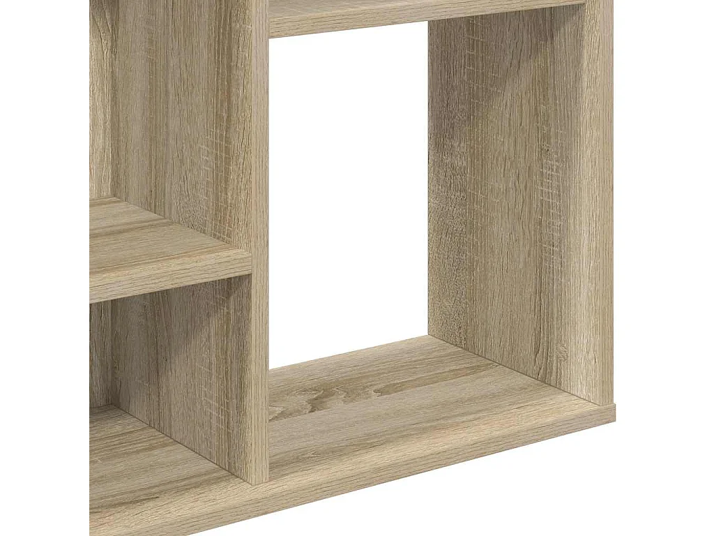 Divisorio/Libreria in rovere Sonoma 100x24x140 cm