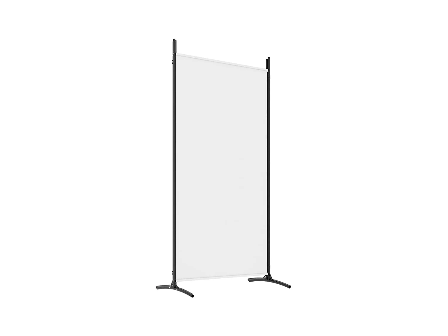 Parete divisoria a 4 pannelli Bianco 346x180 cm Tessuto