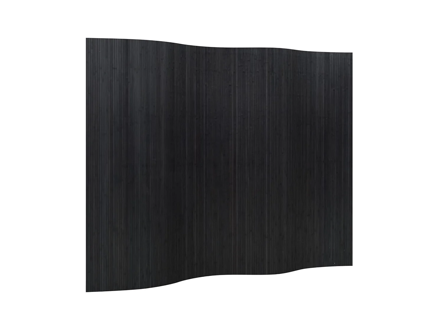 Parete divisoria nera 165x250 cm in bambù
