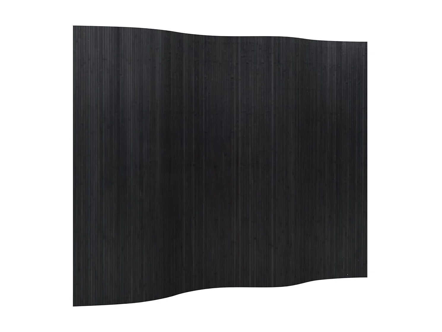 Parete divisoria nera 165x250 cm in bambù