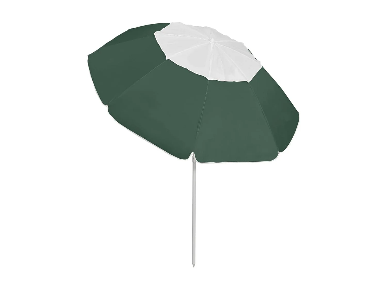 Parasol de plage vert 300 cm