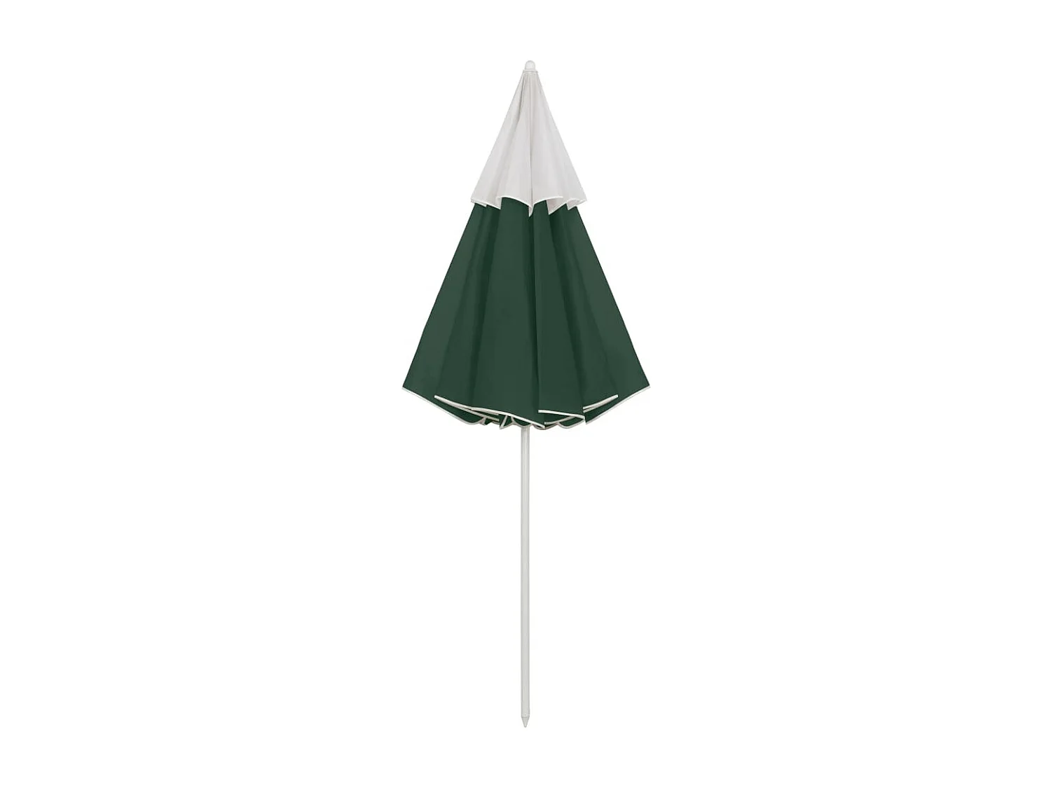 Parasol de plage vert 300 cm