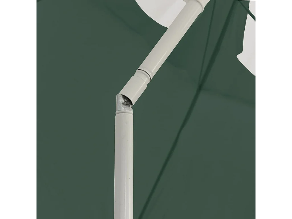 Parasol de plage vert 300 cm