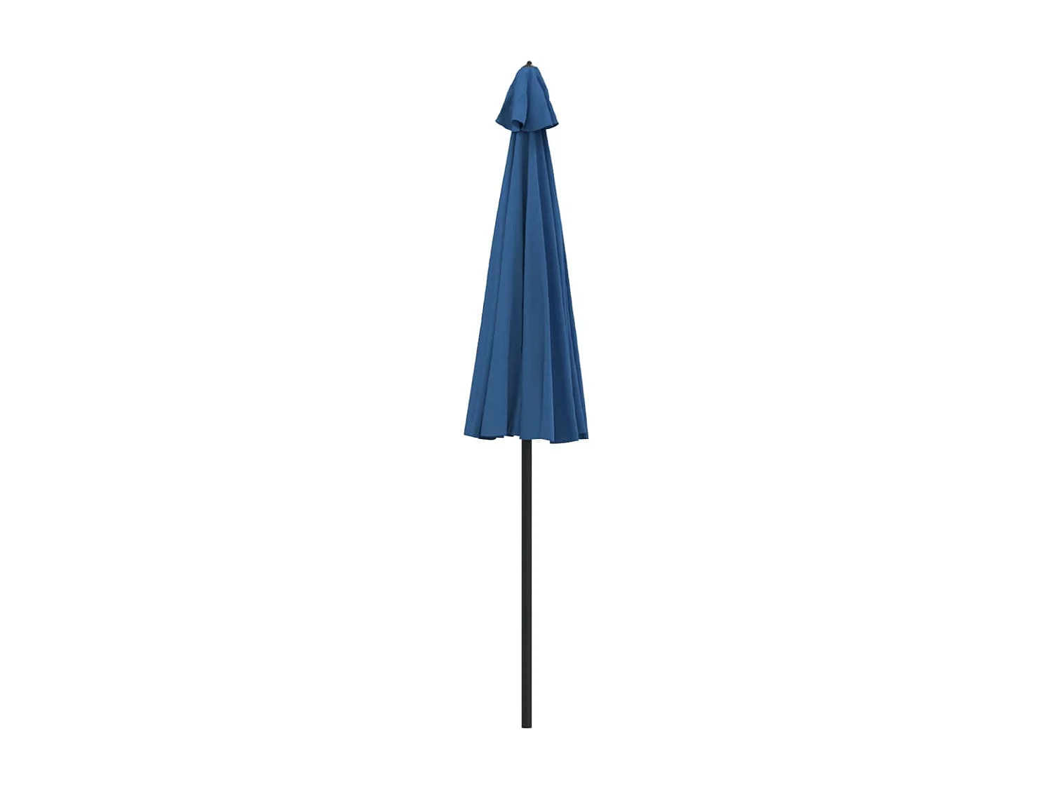 Sombrilla de exterior con mástil de aluminio azul celeste de 500 cm