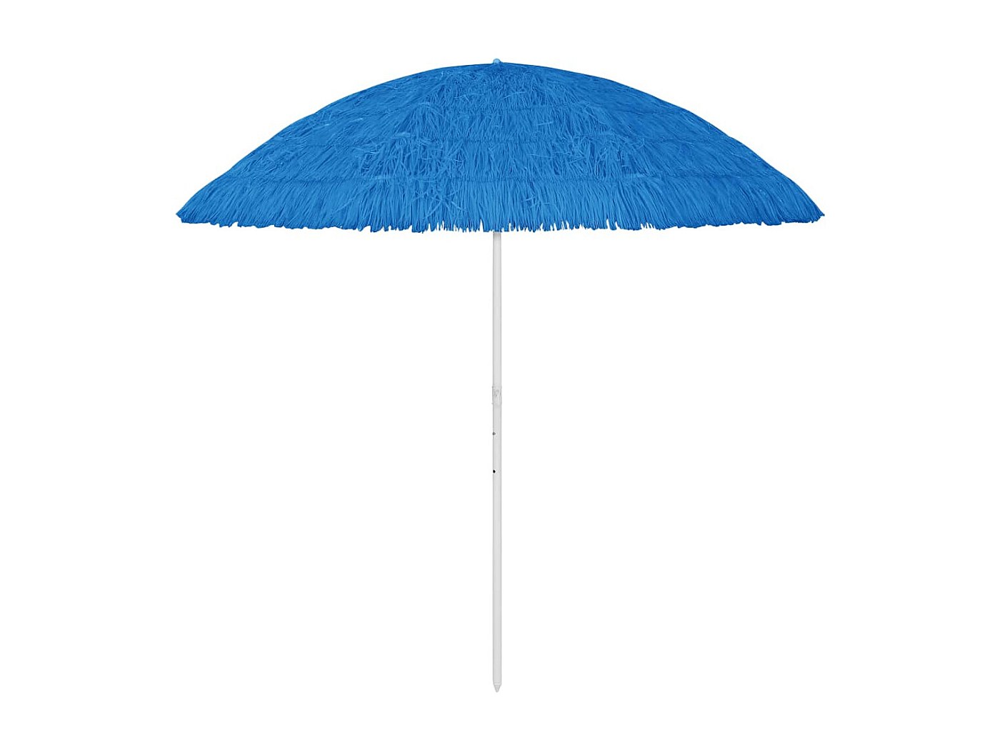 SPRINGOS Ombrellone Da Spiaggia Blu: Diametro 210 Cm, Altezza Regolabile 138-225 Cm, Leggero 2,7 Kg, Con Asta Appuntita, Senza Supporto
