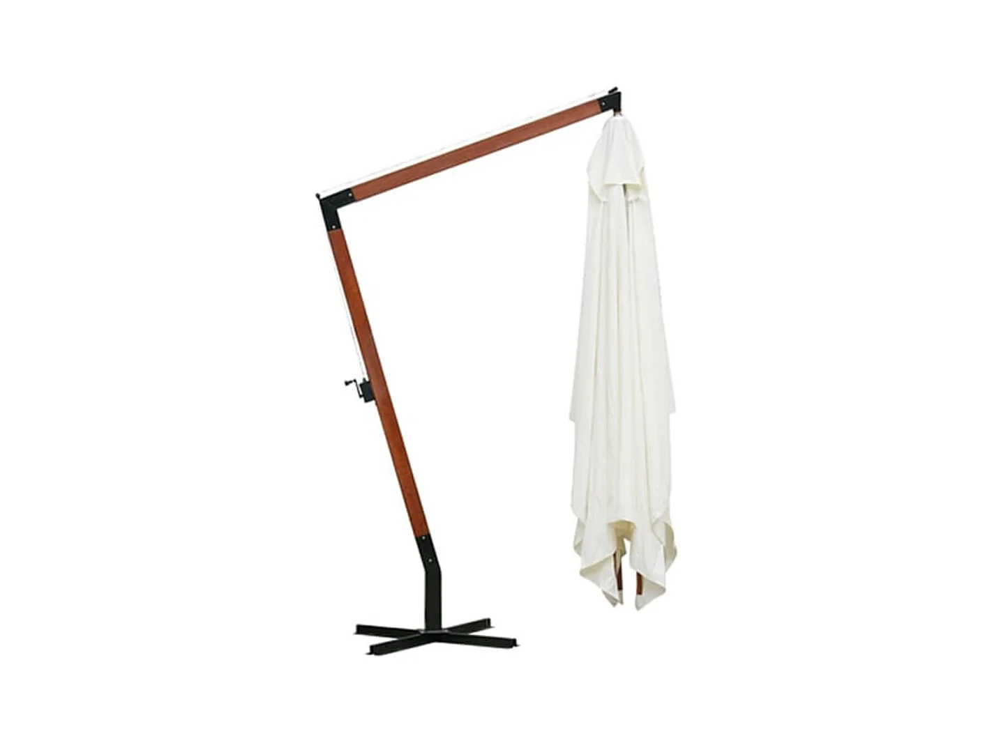 Parasol 300 x 400 cm Blanc