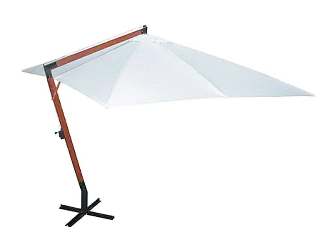 Parasol 300 x 400 cm Blanc