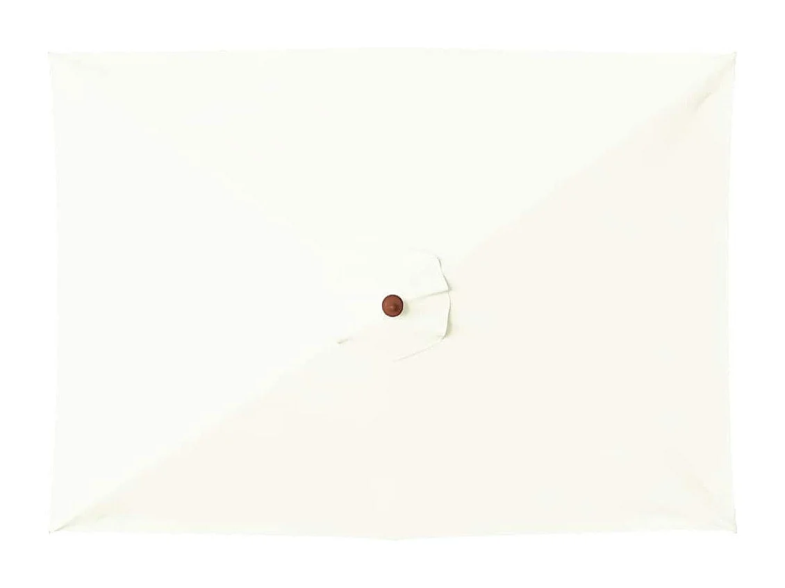 Buitenparasol met houten paal 150x200 cm Zand