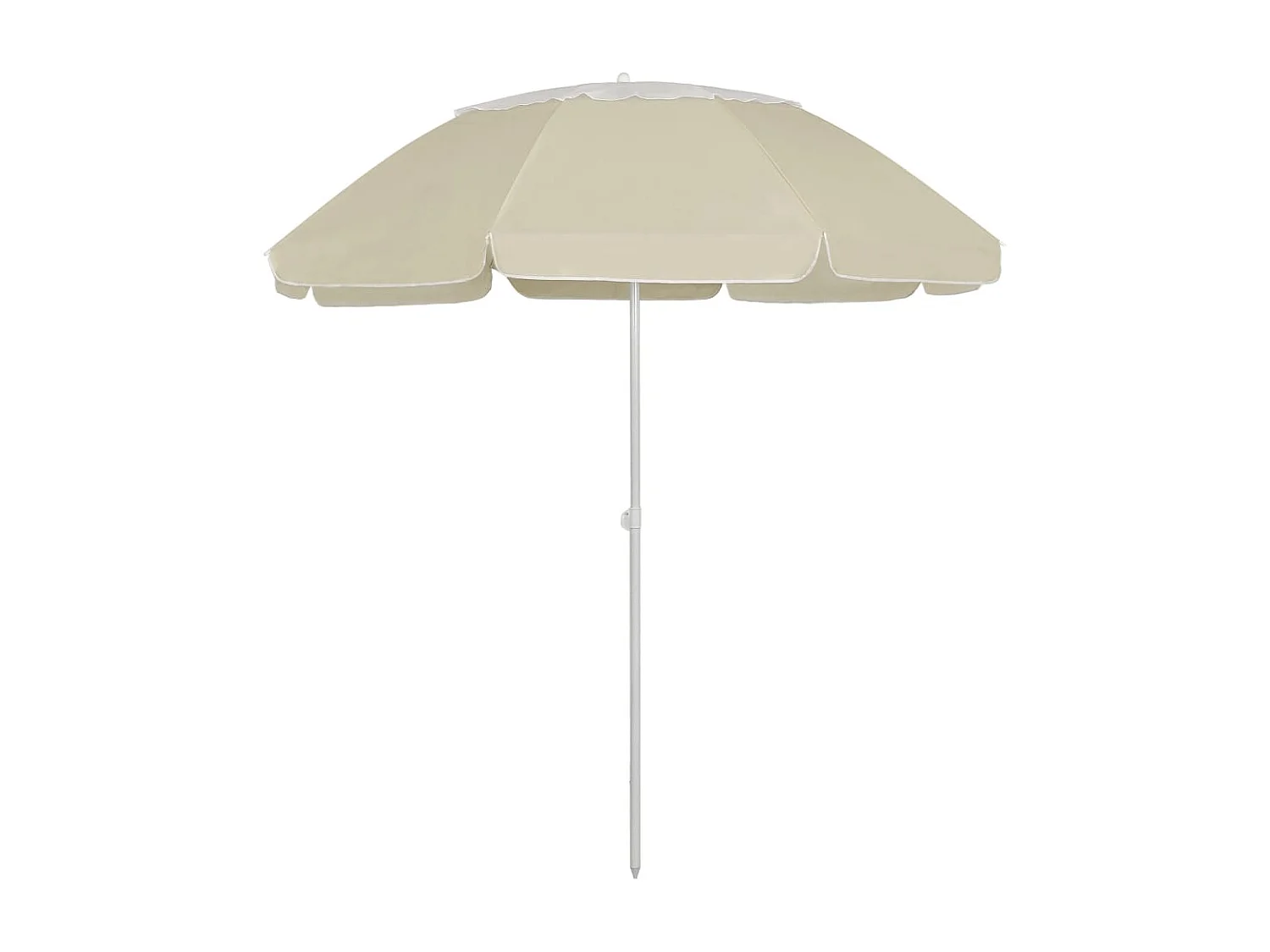 Parasol de plage jaune sable 300 cm