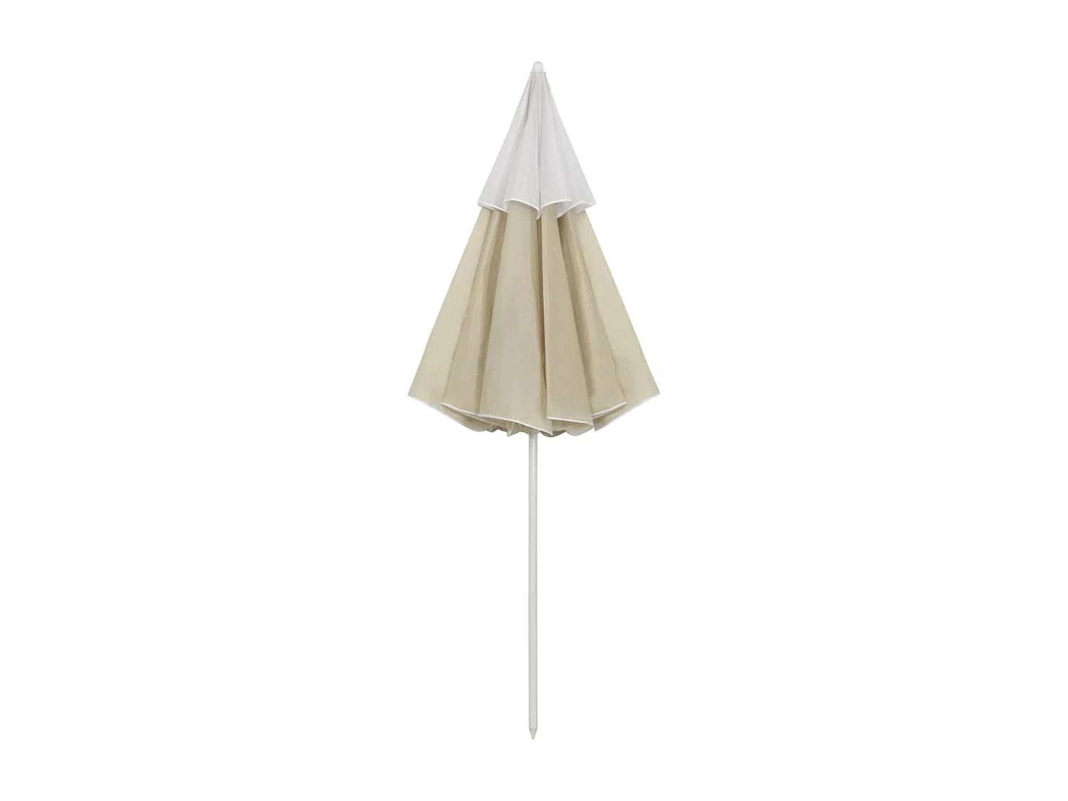 Parasol de plage jaune sable 300 cm