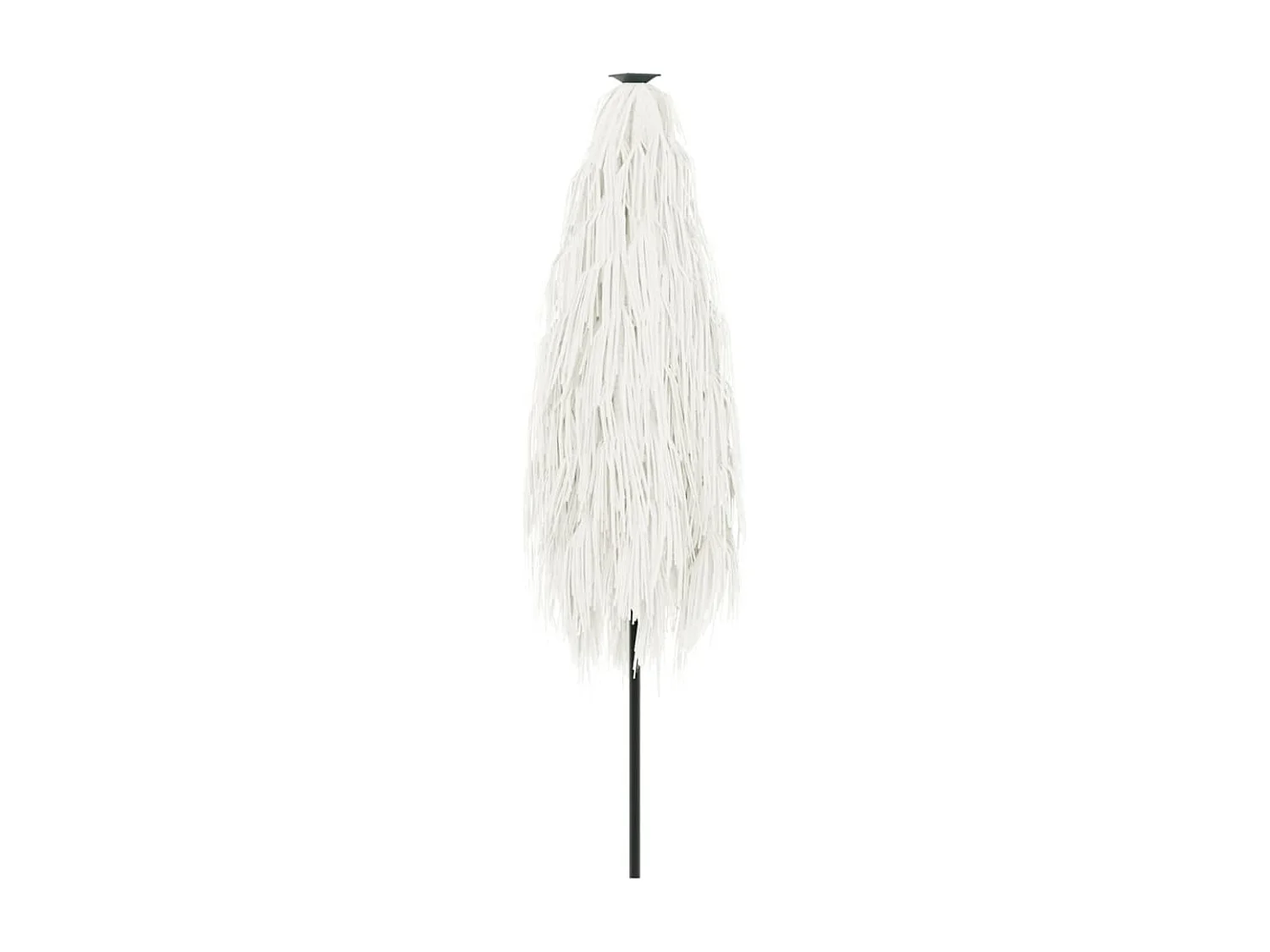Parasol de jardin avec mât en acier blanc 388x388x248 cm