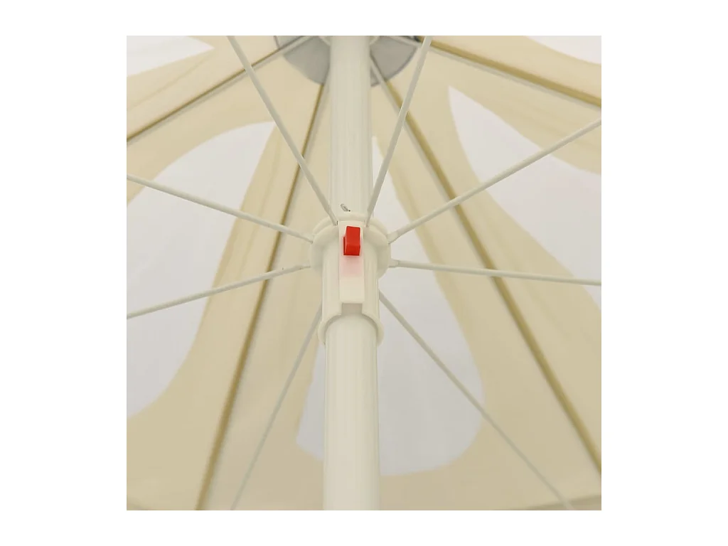 240 cm zandgele strandparasol