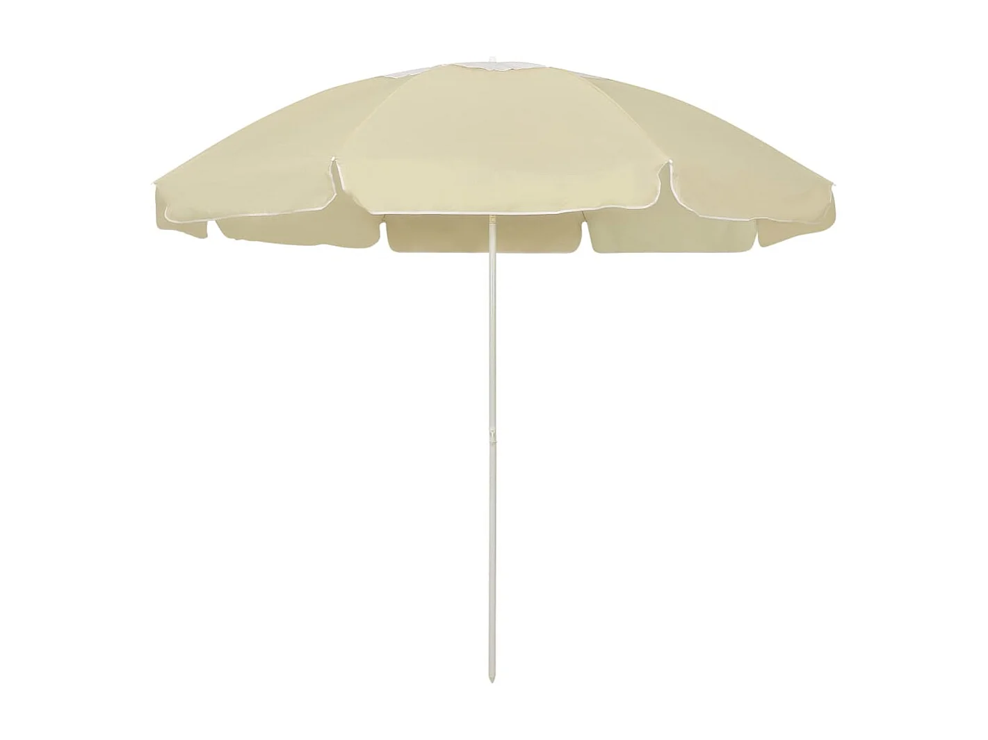 240 cm zandgele strandparasol