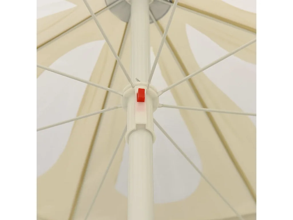 240 cm zandgele strandparasol