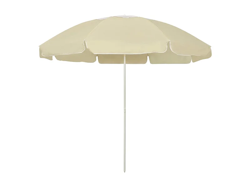 240 cm zandgele strandparasol