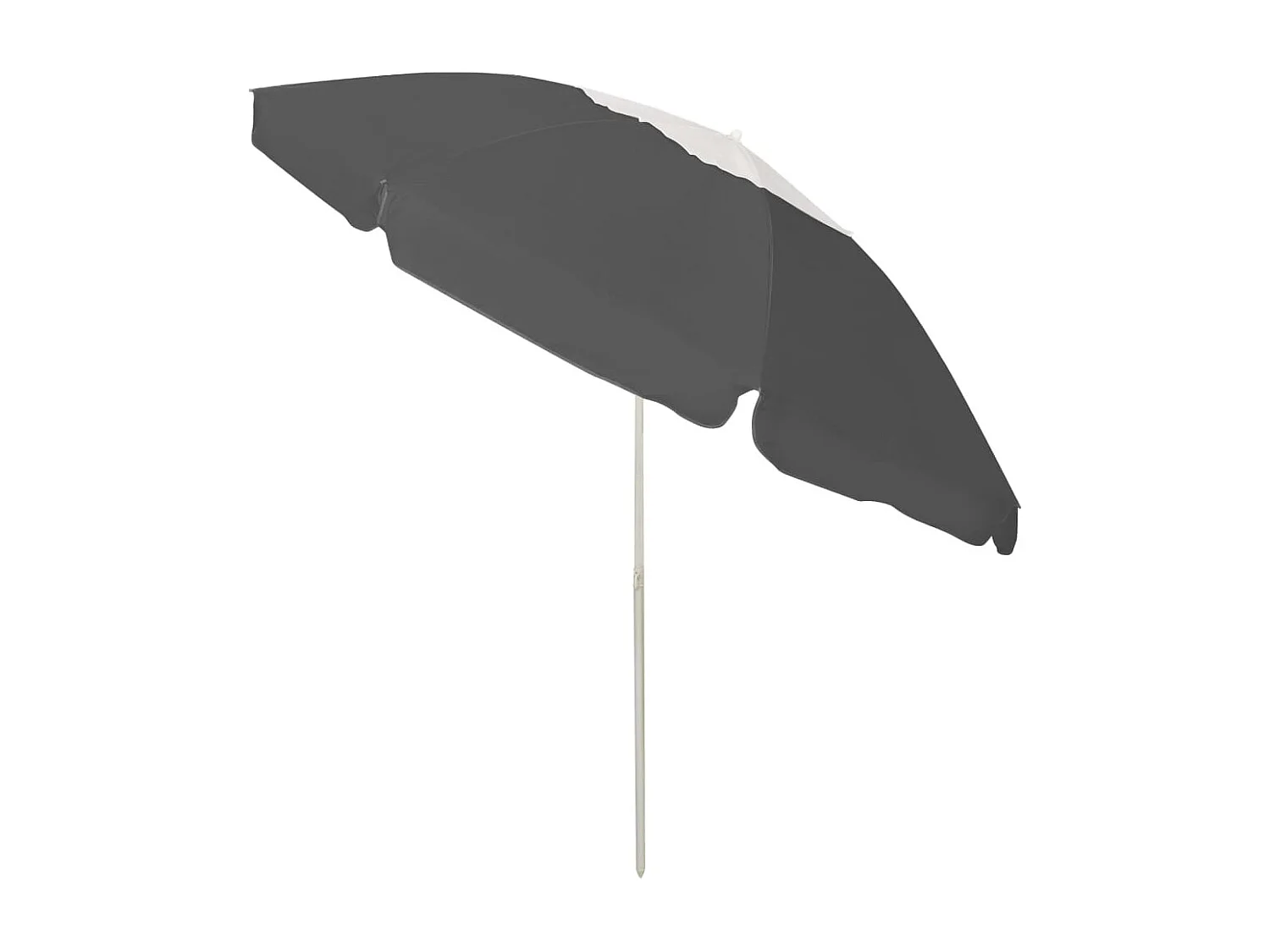 Parasol de plage anthracite 240 cm