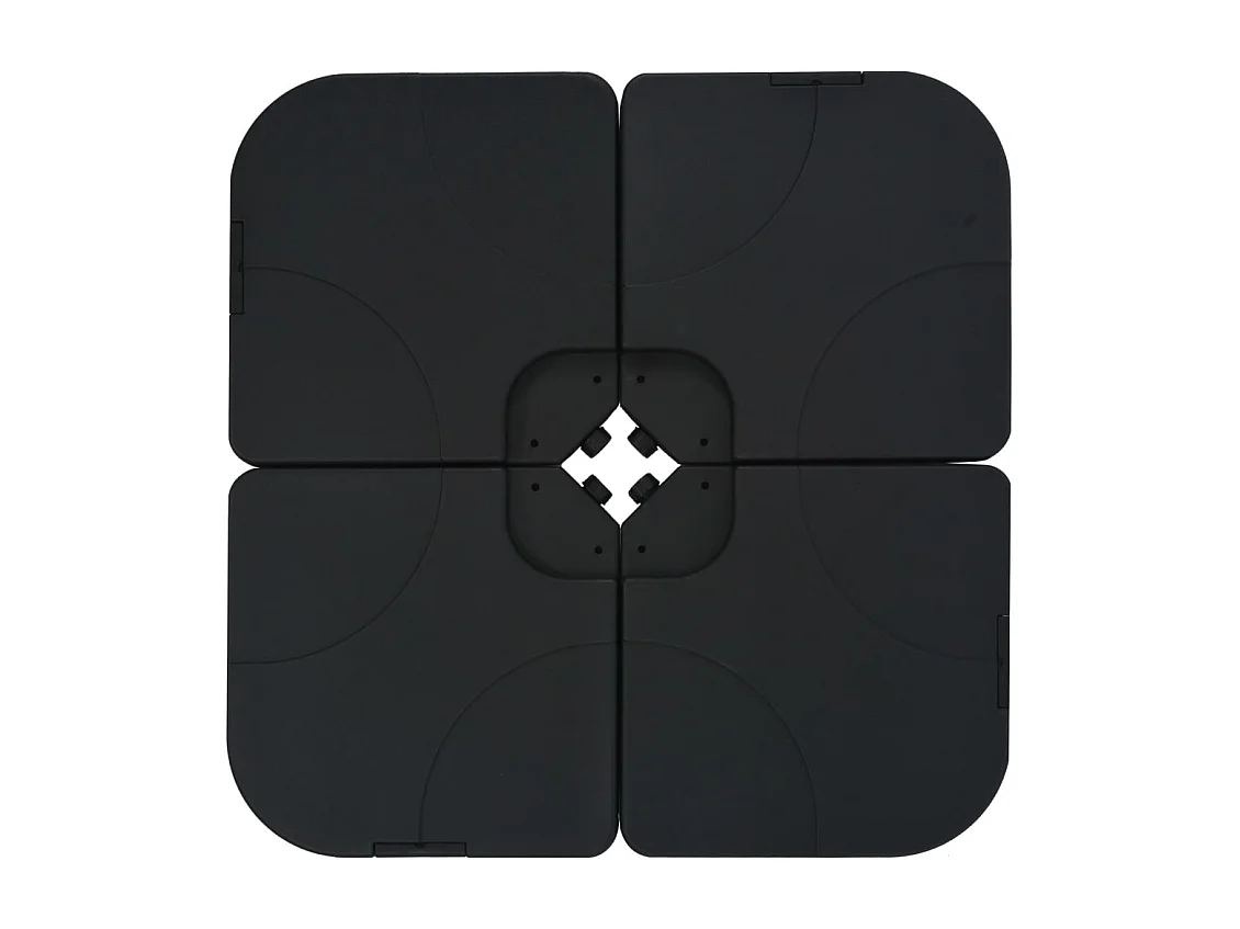 Ombrellone da giardino con base portatile, antracite