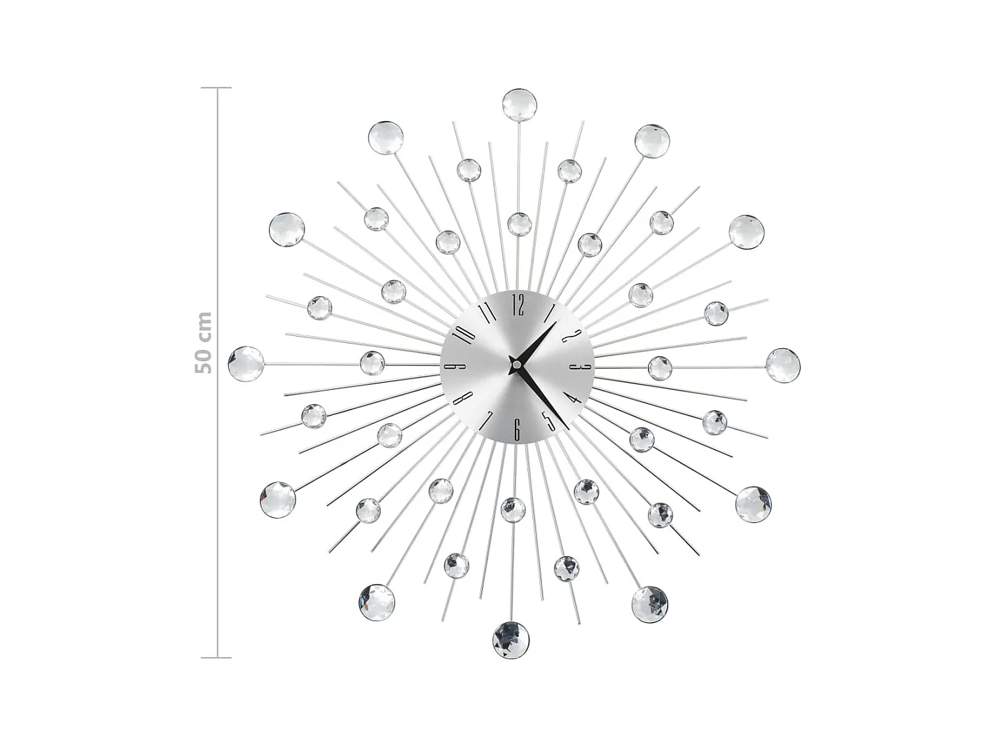 Wandklok met quartz uurwerk Modern design 50 cm