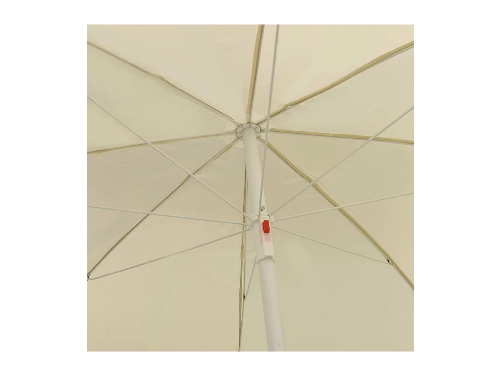 240 cm zandgele strandparasol