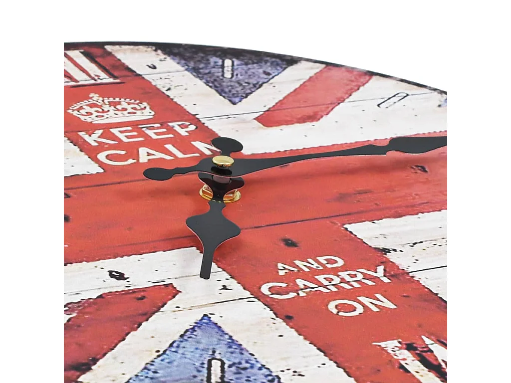 Horloge murale vintage Royaume-Uni 30 cm