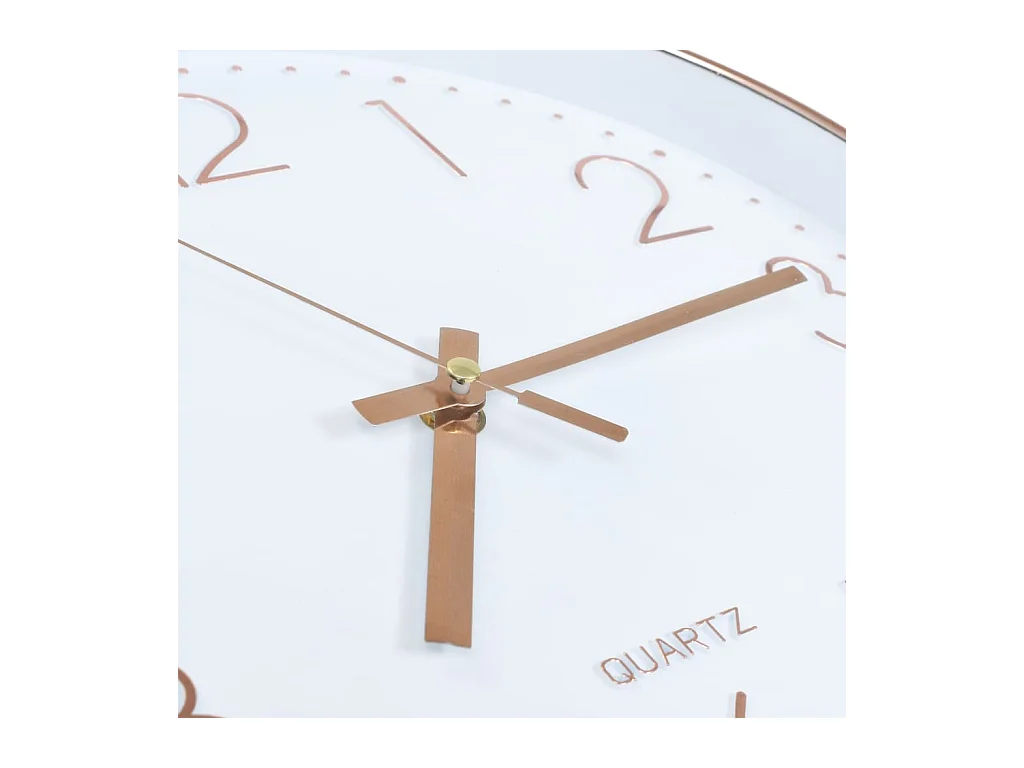 30 cm roségouden wandklok