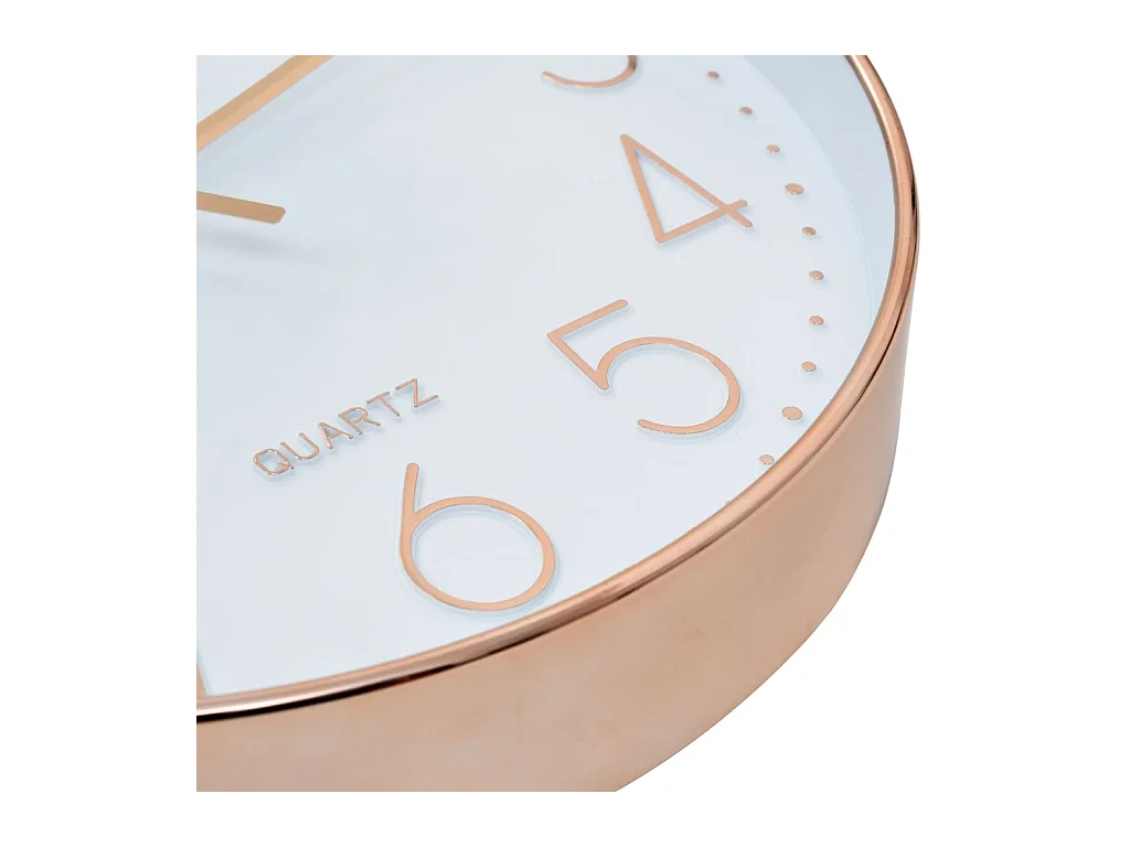 30 cm roségouden wandklok