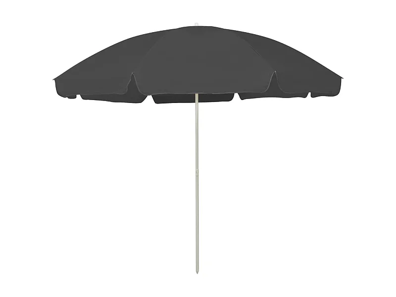 Antraciet strandparasol 300 cm