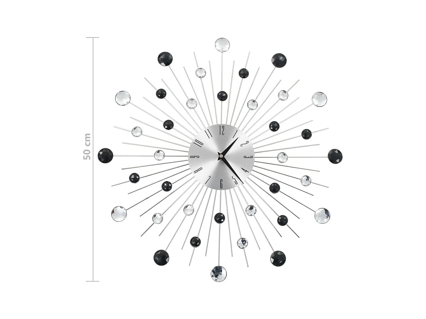 Wandklok met quartz uurwerk Modern design 50 cm