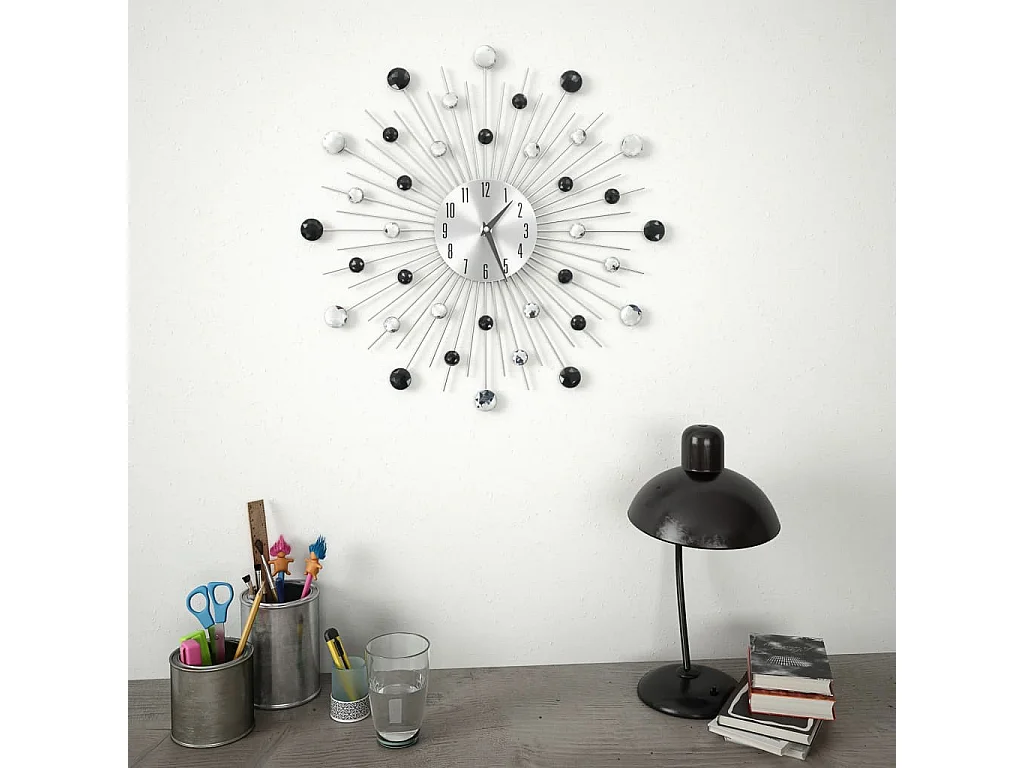 Reloj de pared con movimiento de cuarzo Diseño moderno 50 cm